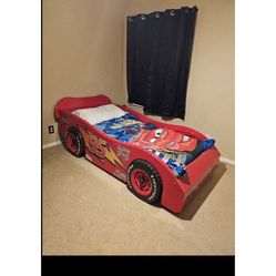 Disney cars complete bed mattress and comforter with decor