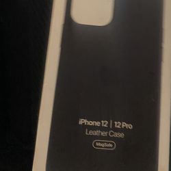 Apple iPhone 12 Leather Case/ New
