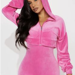 OG Lounge Girl Soft Velour Jumpsuit 
