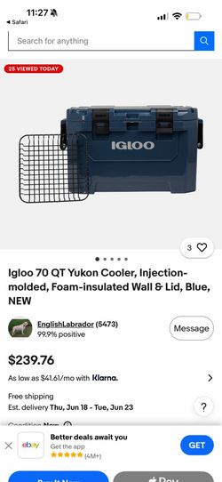 Igloo 70 QT Yukon Cooler
