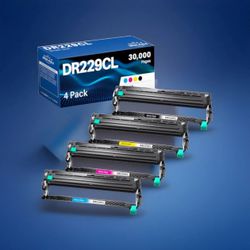DR229CL Drum Unit 4-Pack for Brother HL-L3220CDW L3280CDW MFC-L3720CDW Printers