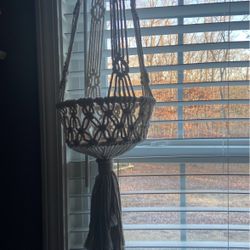 Crocheted Plant Holder 