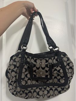 coach cricket signature satchel shoulder bag