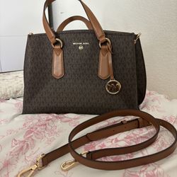 Michael Kors Emma Medium Signature Satchel