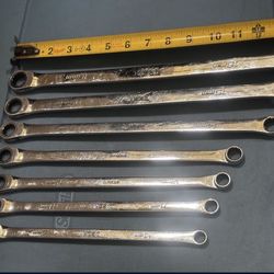 ICON Tools Extra-Long Professional Metric Double Box Ratcheting Wrench, 7-Piece Sizes: 10, 11, 12, 13, 14, 15, and 16 mm
