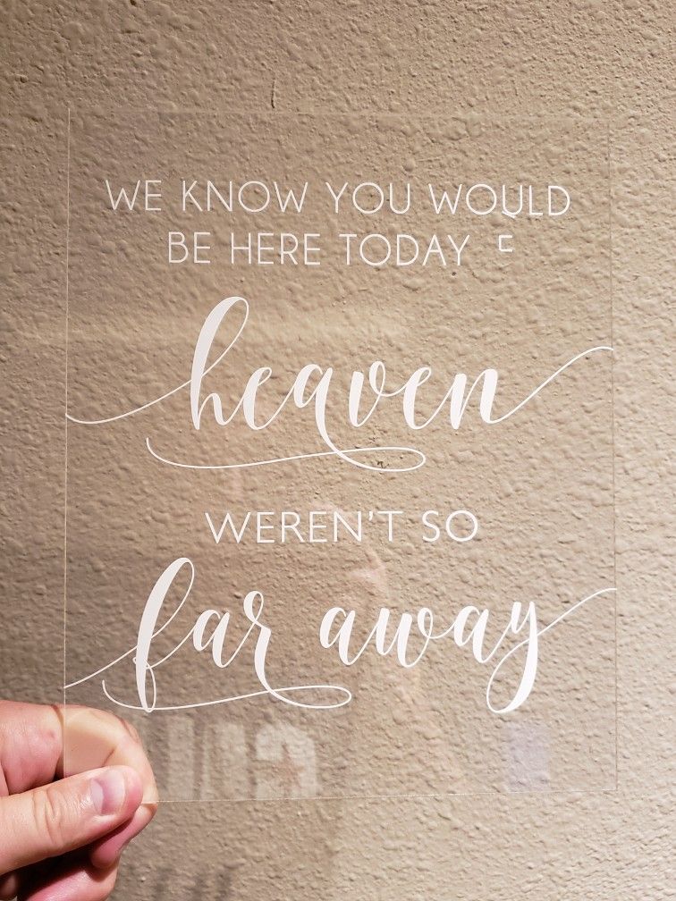 Sign to remember loved ones who died