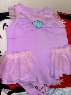 Little Mermaid Onsie W/beadband