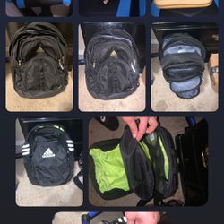 Carhart Backpack 2 Adidas backpacks 1 Yeti Lunchbox
