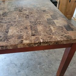 Marble Top Dining Table