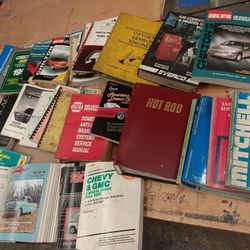 Vintage auto repair technical manual lot - price for all