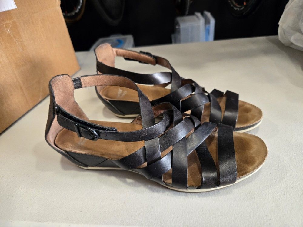 Dansko Wedge Gladiator Sandals Womens Size 41