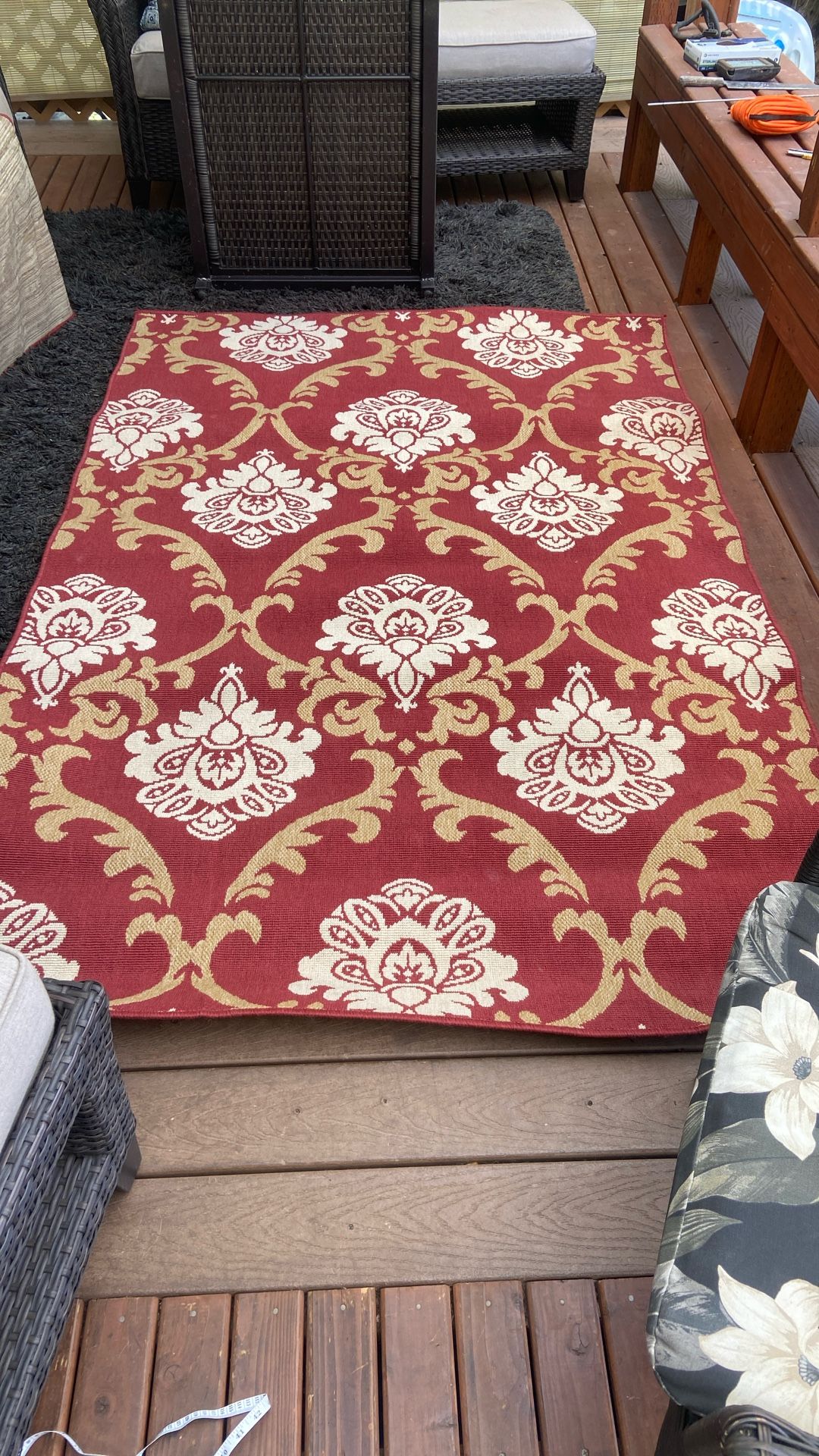 Chalet Patio Outdoor Rug 7ft X 5ft