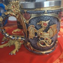 Golden Stainless Steel Mug 