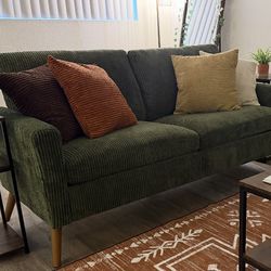 Green Loveseat Sofa