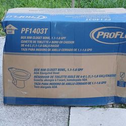 New In Box Toilet Bowl Tank And Seat