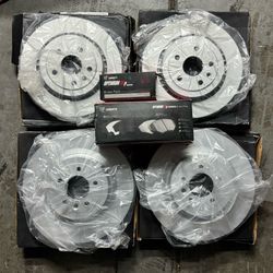 Brake Pads & Rotors For Chevrolet 2017-2022 Camaro ss 2017-2022 Cadillac ATS V 