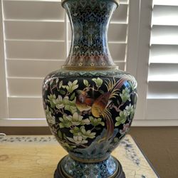 Tall Cloisonné Vase 