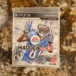 Madden 13 PS3