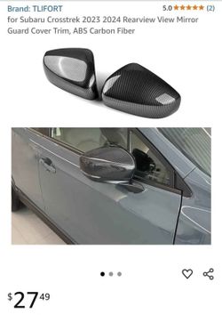 Rearview mirror covers for Crosstrek