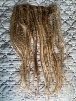 High quality real hair extensions blonde to light brown long 19 inches