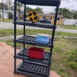 5 Tier Shelf Organizer For Storage, Garage Or Backyard