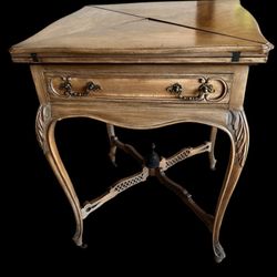 Rare Antique Flip Top Game Table
