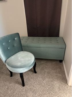 Chair and Storage Bench