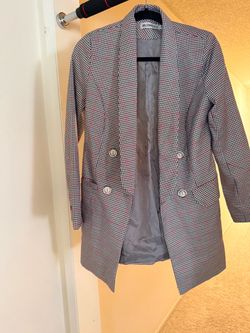 Valenmosch Plaid Blazer – Size 38 (US6 6)