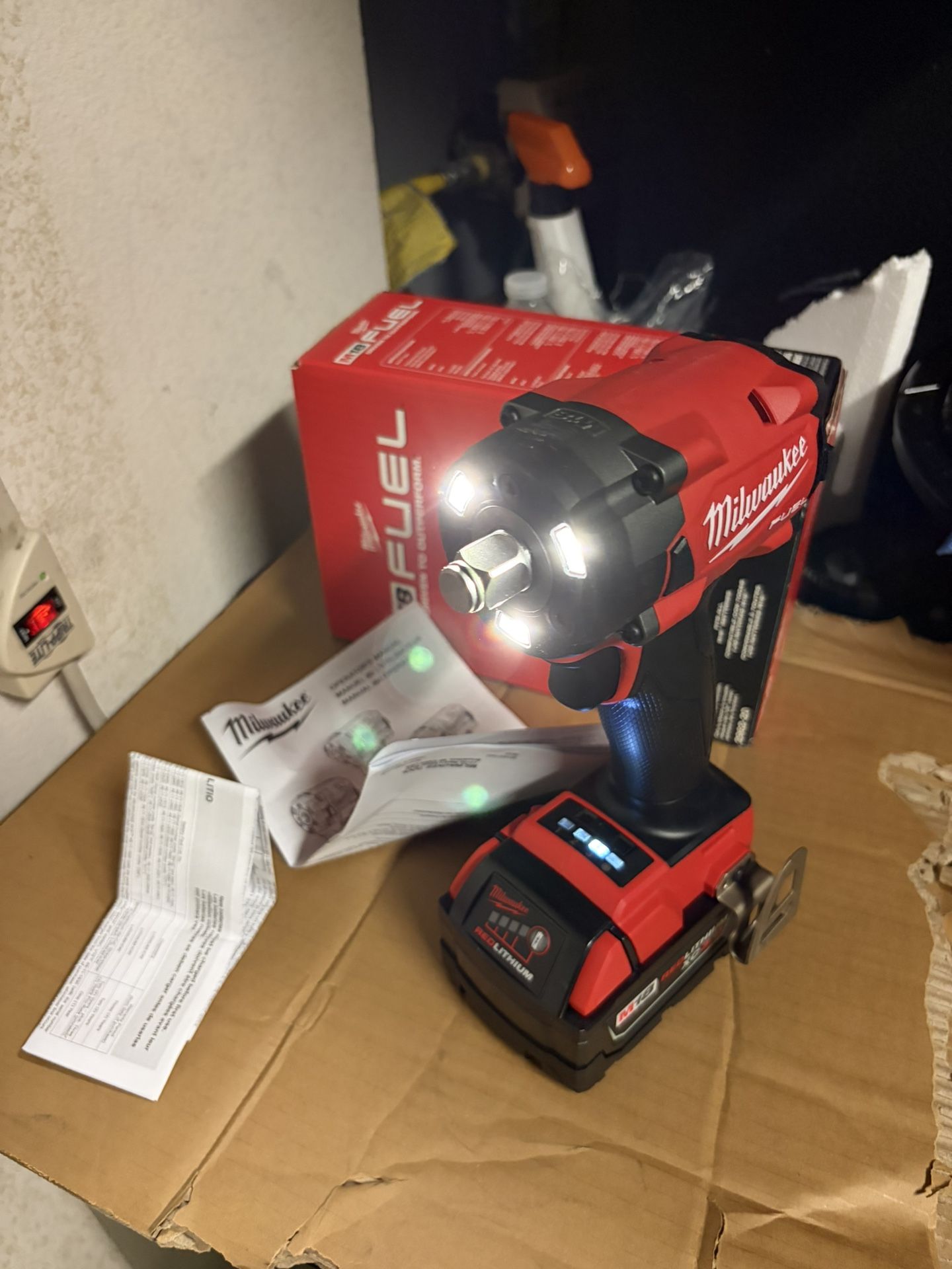 M18 FUEL 18 V Lithium-ion Brushless, cordless 1/2-inch impact 