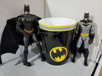 Batman Toys & Trash Can