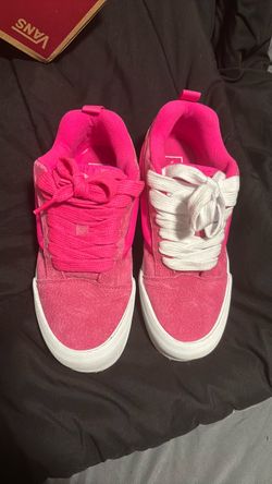 Vans Pink Suede Low-Top Sneakers