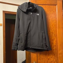 North face hooded winter jacket
