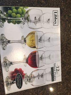 Brand new wine glasses