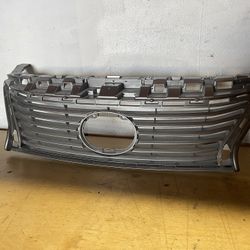 2013 2014 2015 LEXUS ES350 ES300H Front Bumper Upper Silver Grille 