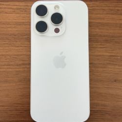 iPhone 15Pro 128GB White Unblocked Excellent Condition
