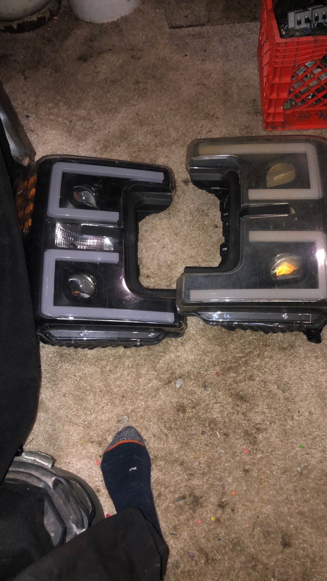 Factory headlights for 2017 Ford F250