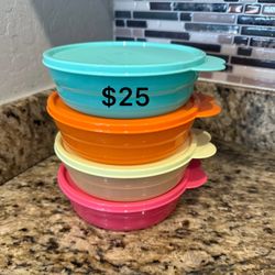 Tupperware Cereal Bowls