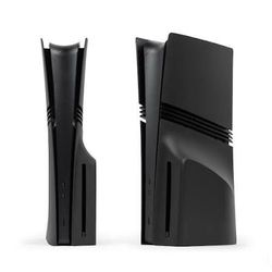 Ps5 Pro with black plates. No controller