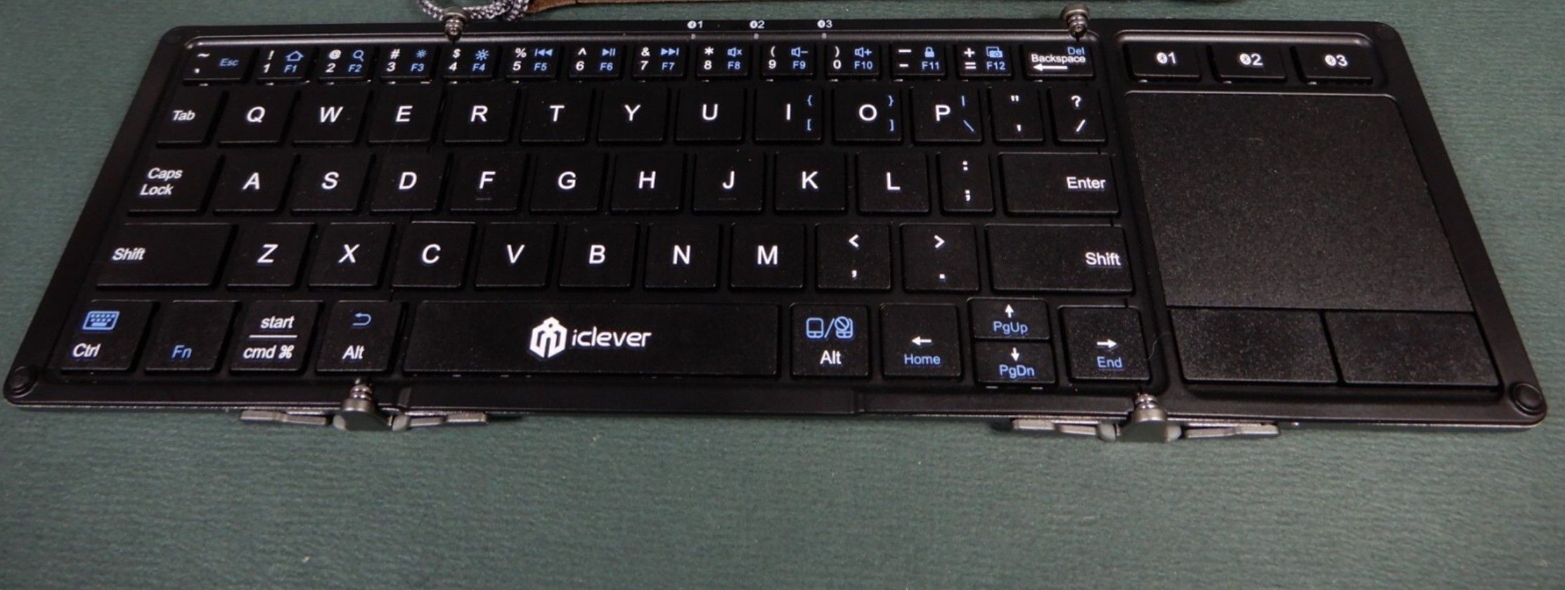 iClever Foldable Bluetooth Keyboard BK08 with Touchpad