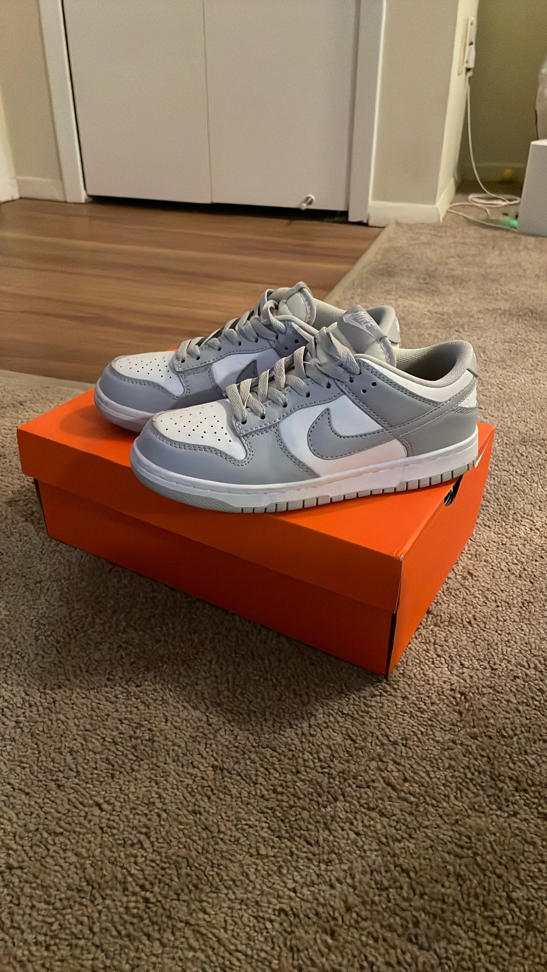 Gray Nike Dunks