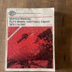 Vinrage Harley Davidson Service Manual