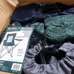 NEW FOLDING CHAIRS WITH CARRING BAG 