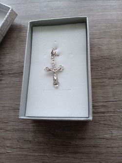 Silver Crucifix Diamond Cut