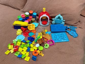 Play-Doh Large Lot with Tools and Sets