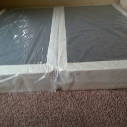 King size new 2 box springs can deliver 