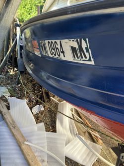 16 Fr Aluminum Boat With 25 Hp Johnson