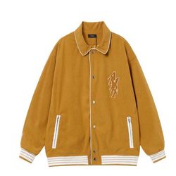 Amiri Embroidered Corduroy Jacket Baseball Jacket