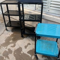 3 Carts On Casters / Electrical All for $50