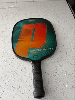 Prince Spectrum Pro Composite Pickleball Paddle, Thin Grip, Lightweight, Orange