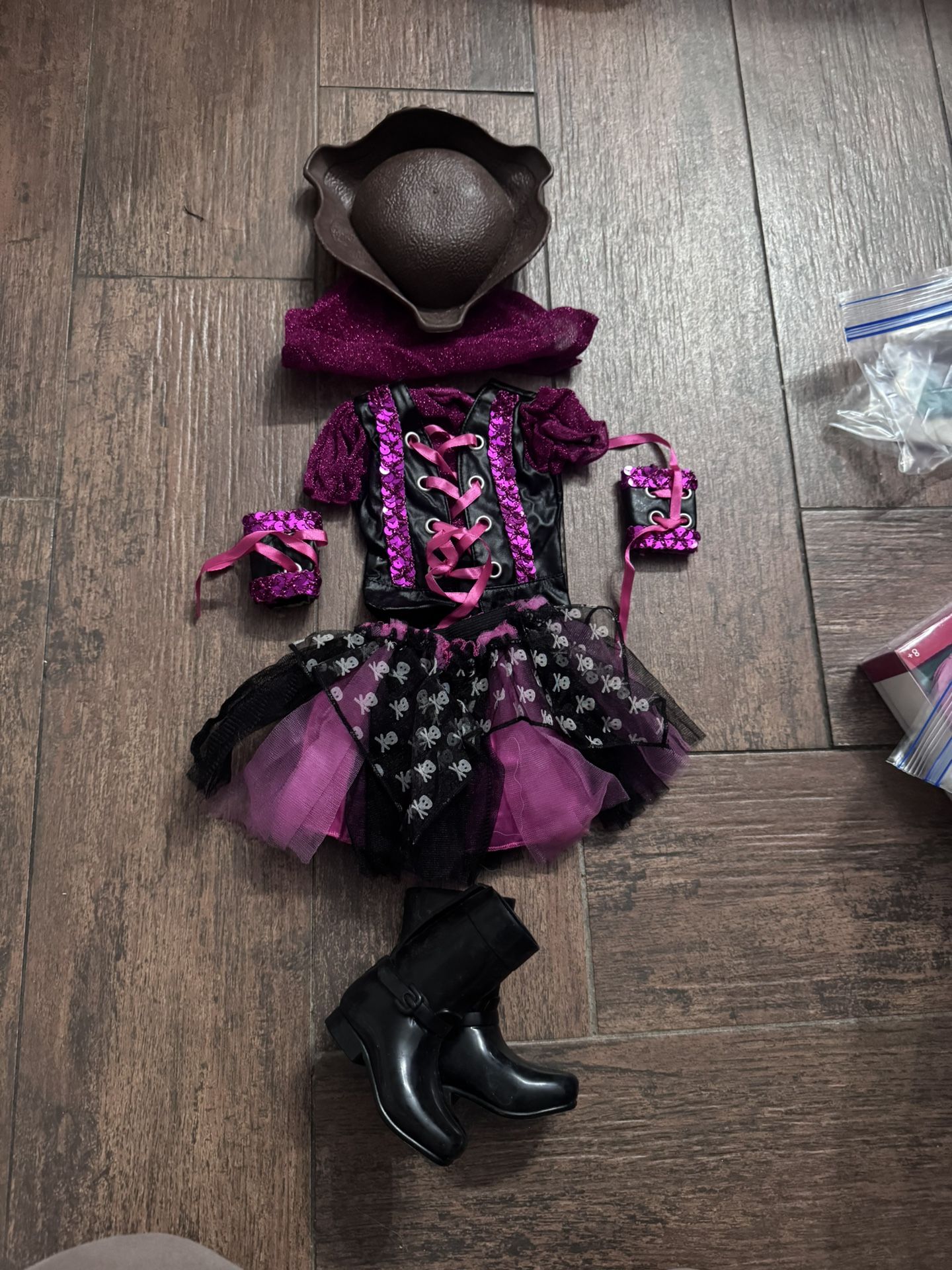 Pirate Costume For American Girl Doll Or 18" Doll